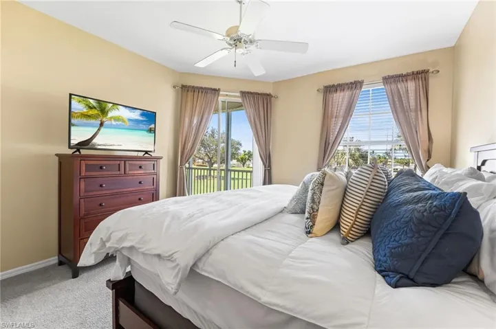 Your primary bedroom has access to your lanai. Step out in the mornings to have your coffee!!