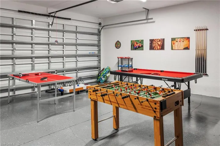 View of rec room