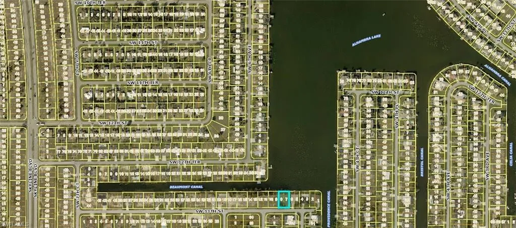 Aerial overview of property's location