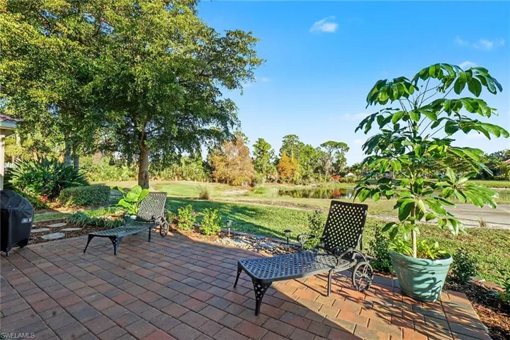 Extended outdoor patio.