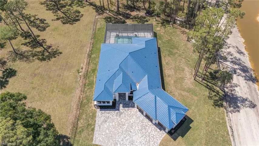 Aerial view of top of property