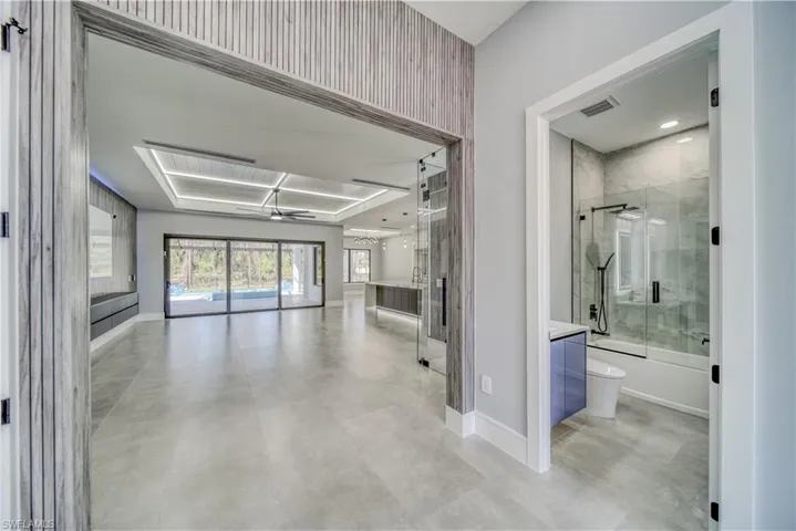 Foyer entry area of property