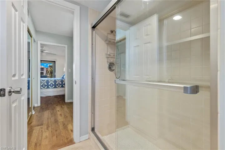 Primary bathroom with shower