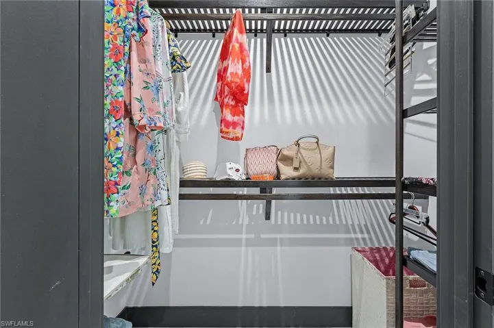 View of spacious closet