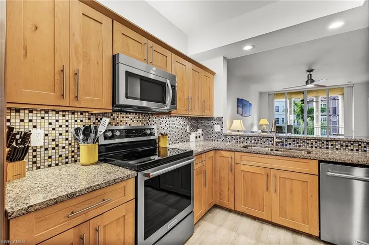 Ample cabinetry