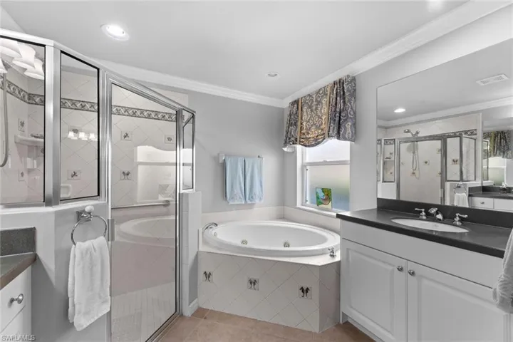 Step in shower and Jacuzzi tub