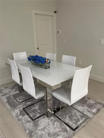 Dining room featuring hardwood / wood-style flooring