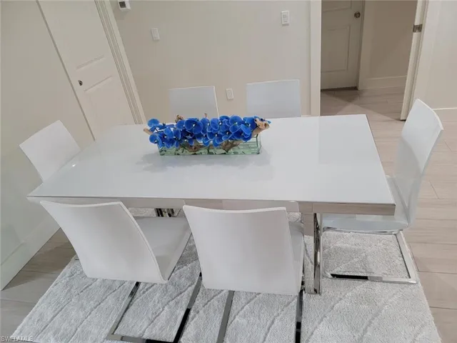 View of dining area