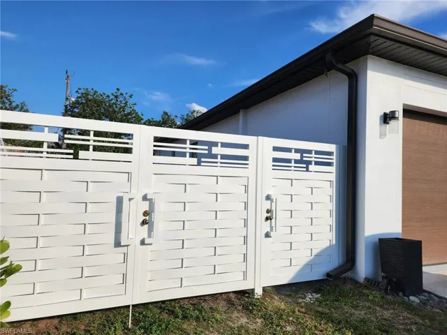 View of gate
