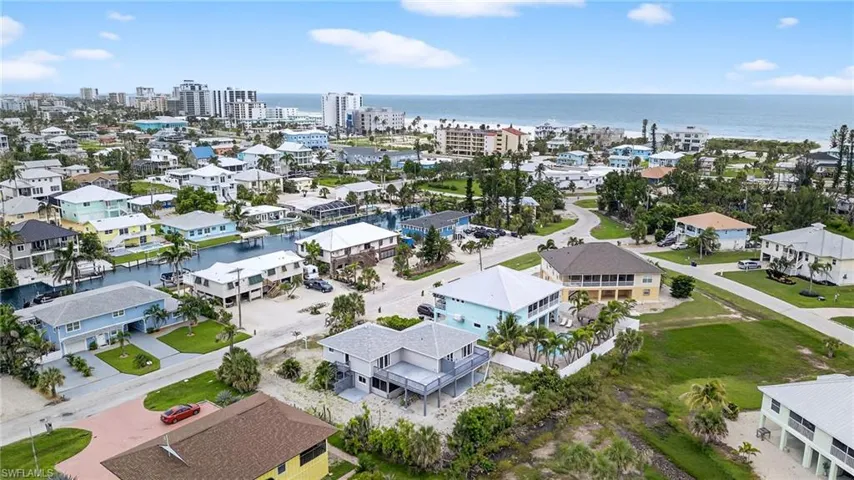 View of urban area featuring a nearby body of water