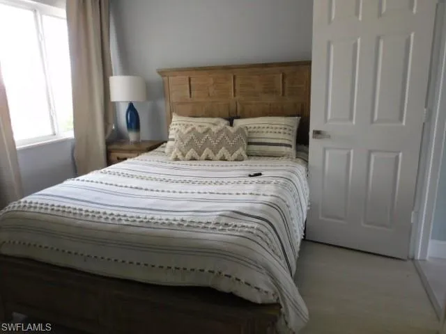 Bedroom featuring light wood-style floors