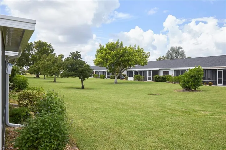 View of green lawn