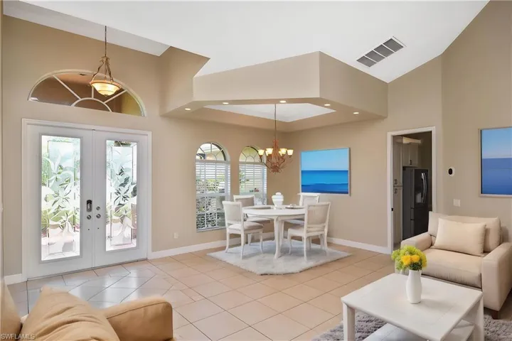 Virtually Staged, Front Dining/Living