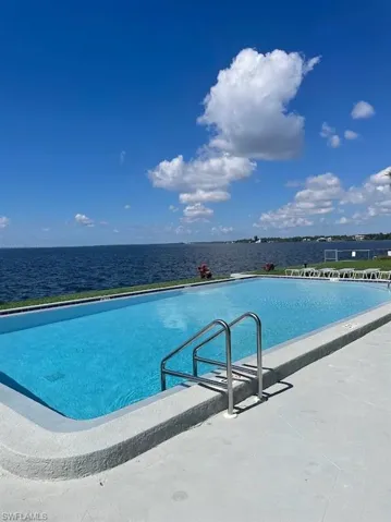 View of pool