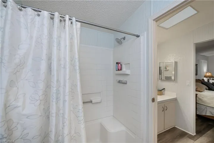 Huge walk-in shower