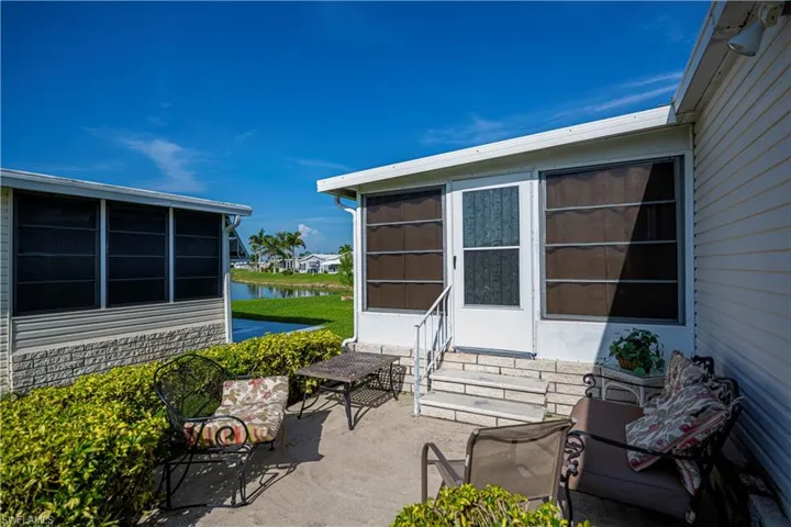 Enjoy your morning coffee on your private patio