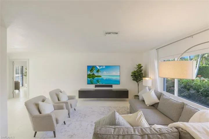 View of living area