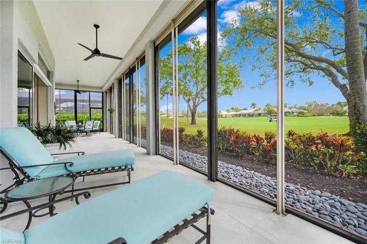 Long Lanai with Spectacular Gold Course Views of the 9th hole