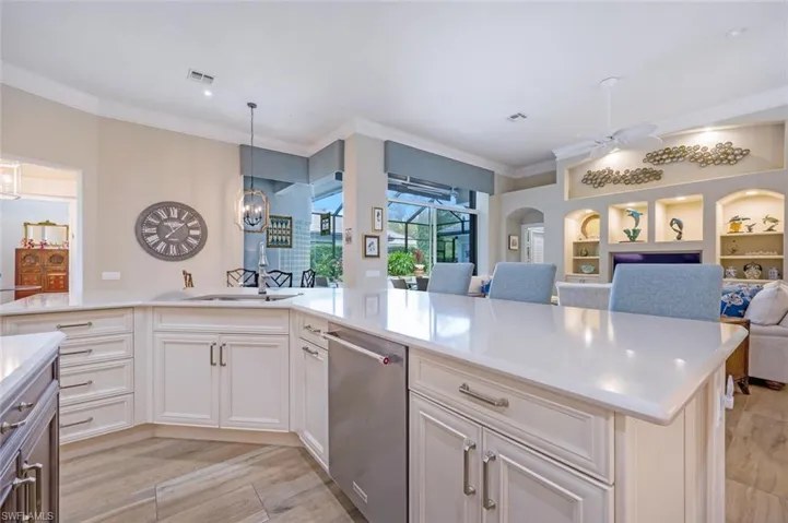 Custom Cabinets, Quartz Counter Tops and Stainless Steel Appliances
