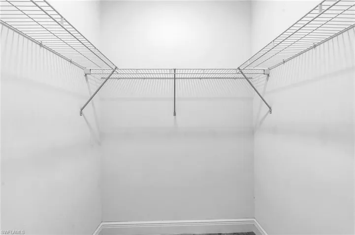 View of spacious closet