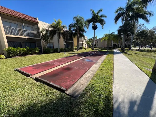 Shuffleboard courts