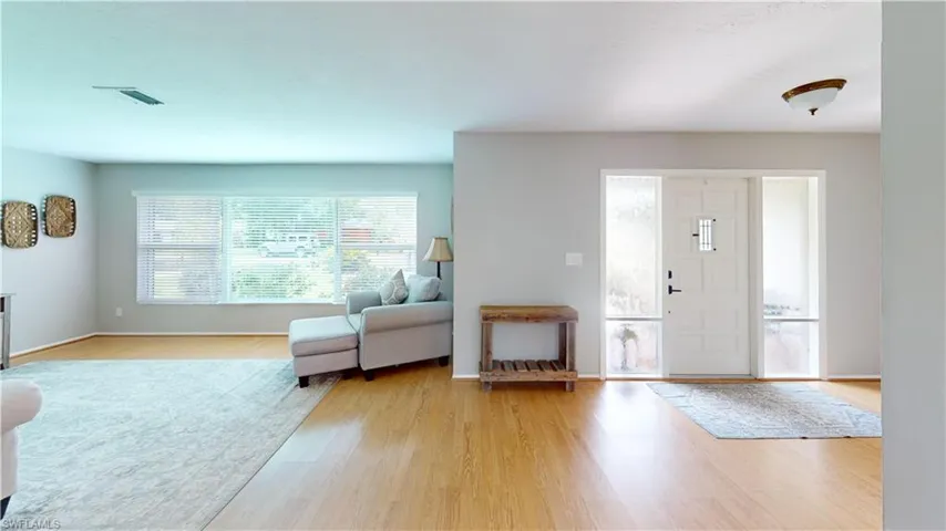 Flex room looking into Floyer and front Living Room