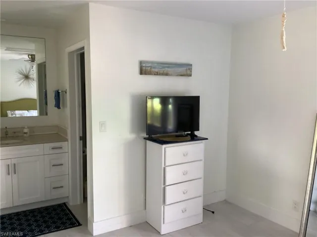 Unfurnished bedroom featuring sink