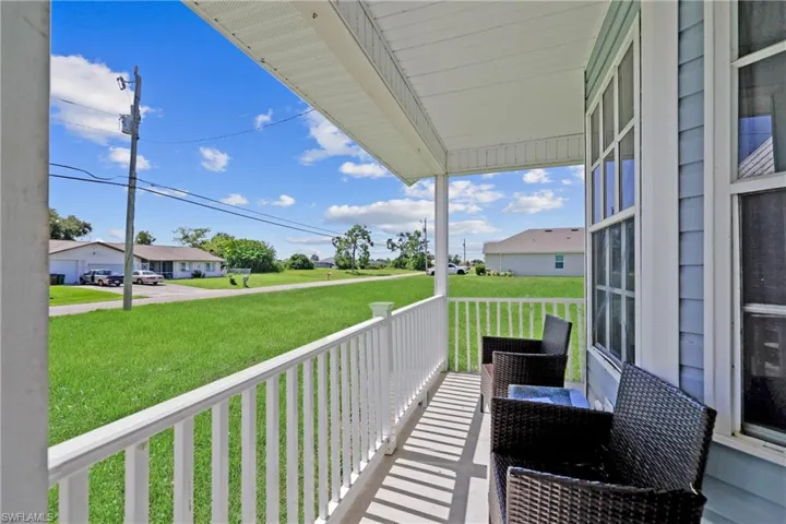 View of porch