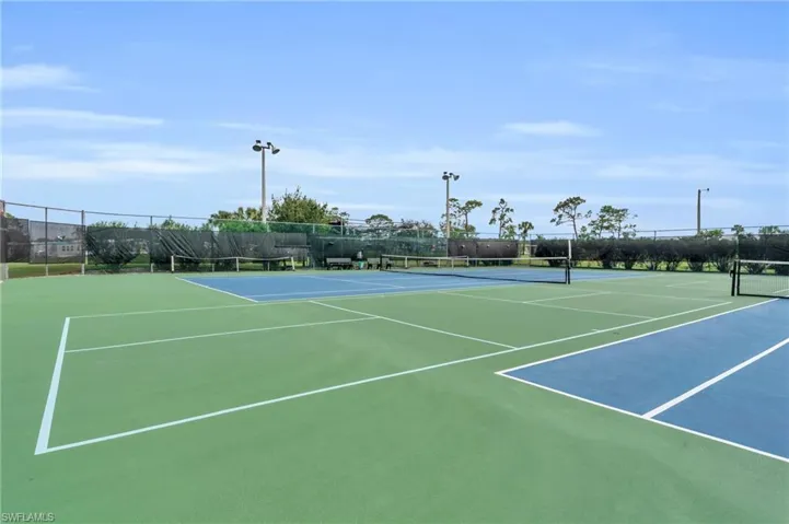 View of sport court for tennis and pickleball