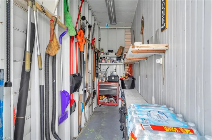 View of storage area