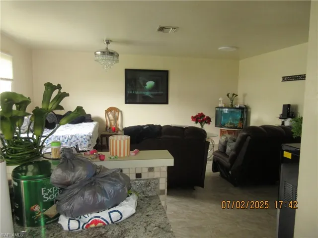 View of living area