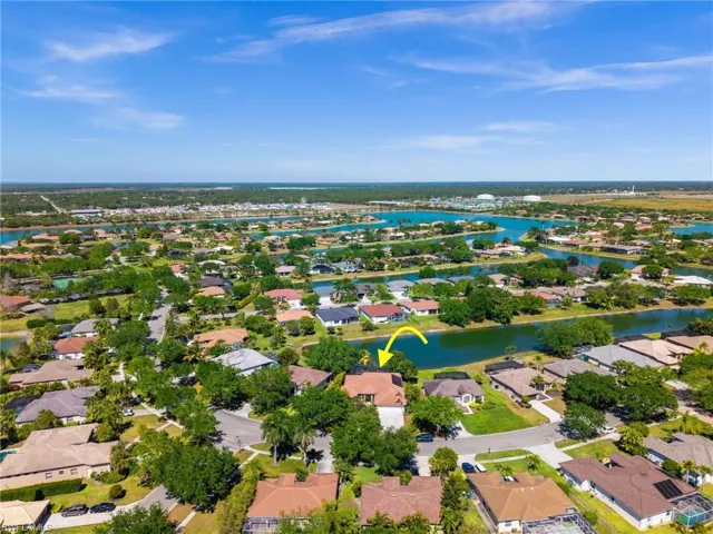 Aerial view of great location