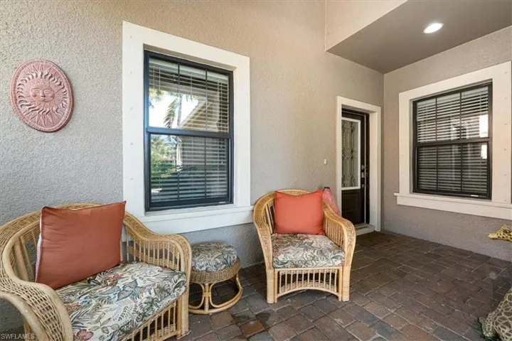 Front Porch …a comfy place to sit.