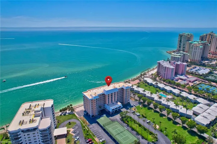 Bird's eye view with a water view and a view of city