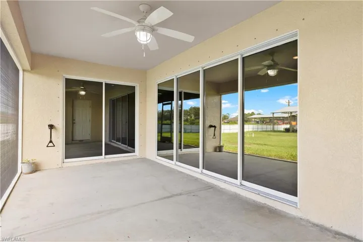 Screened-in Back Patio/Lanai Area