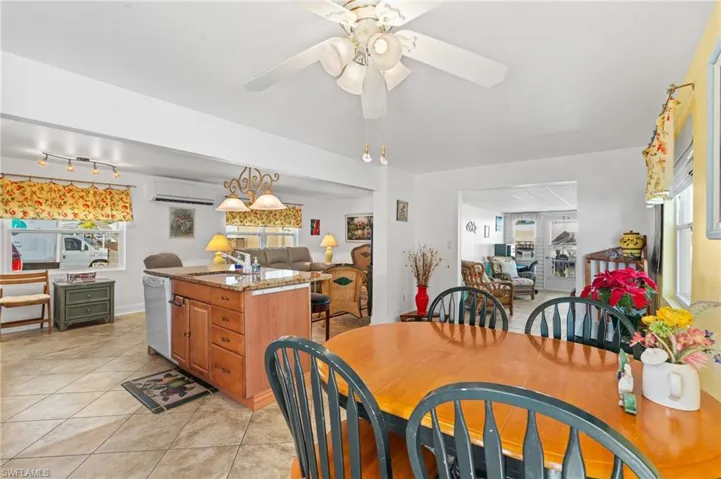 Dining area for entertaining your friends