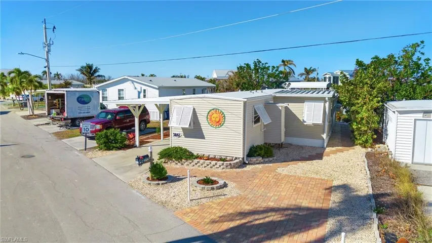 Distant view of front of property