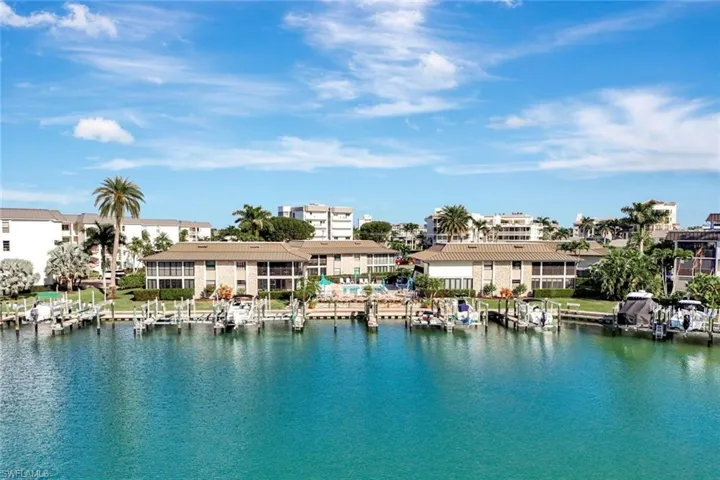 Water view featuring a dock