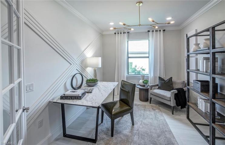 Photo of furnished model, options may vary.