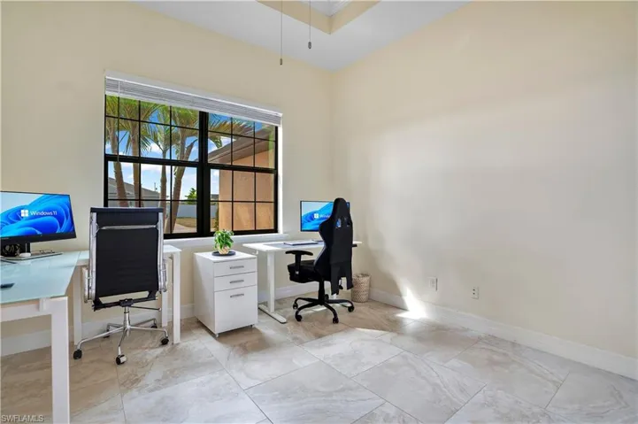 Office space featuring baseboards