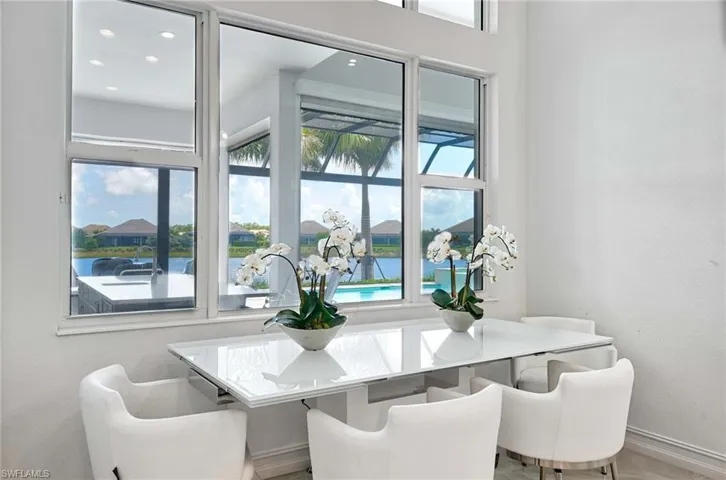 Overflow dining / breakfast table.