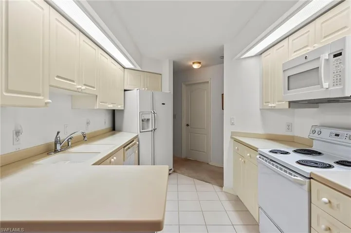 Kitchen View from Sliding Door