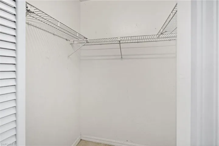 View of spacious closet