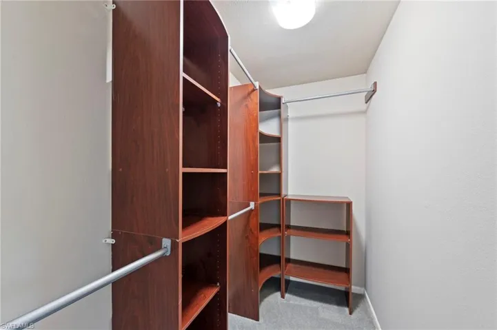 Master walk in closet
