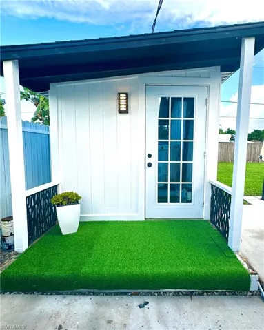 Two storage sheds — one insulated with electric.