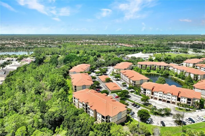 Ample parking and view looking south