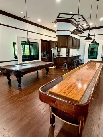 Clubhouse game room