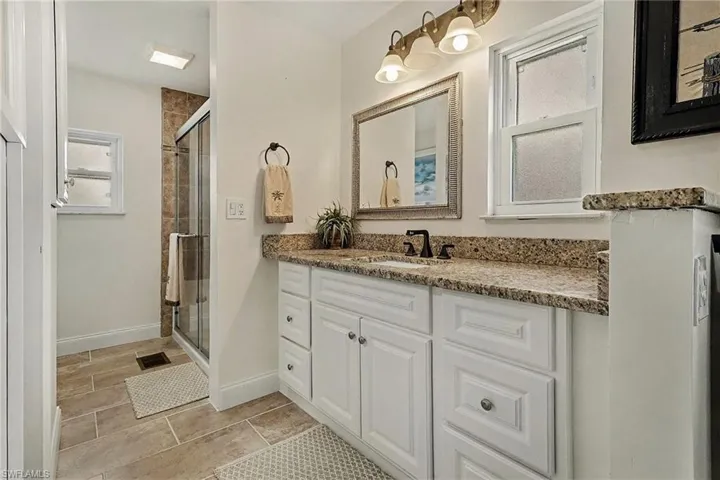 Primary ensuite bath and walk-in closet