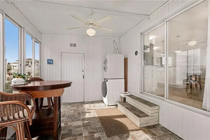 Front Lanai, storage room, and entrance
