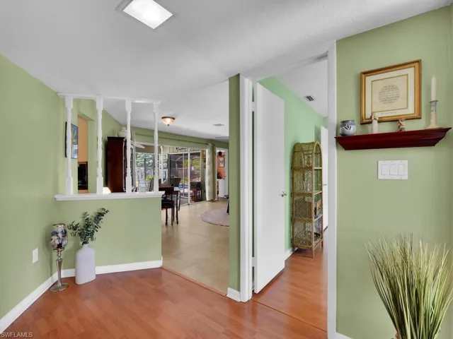 Hall featuring hardwood / wood-style floors